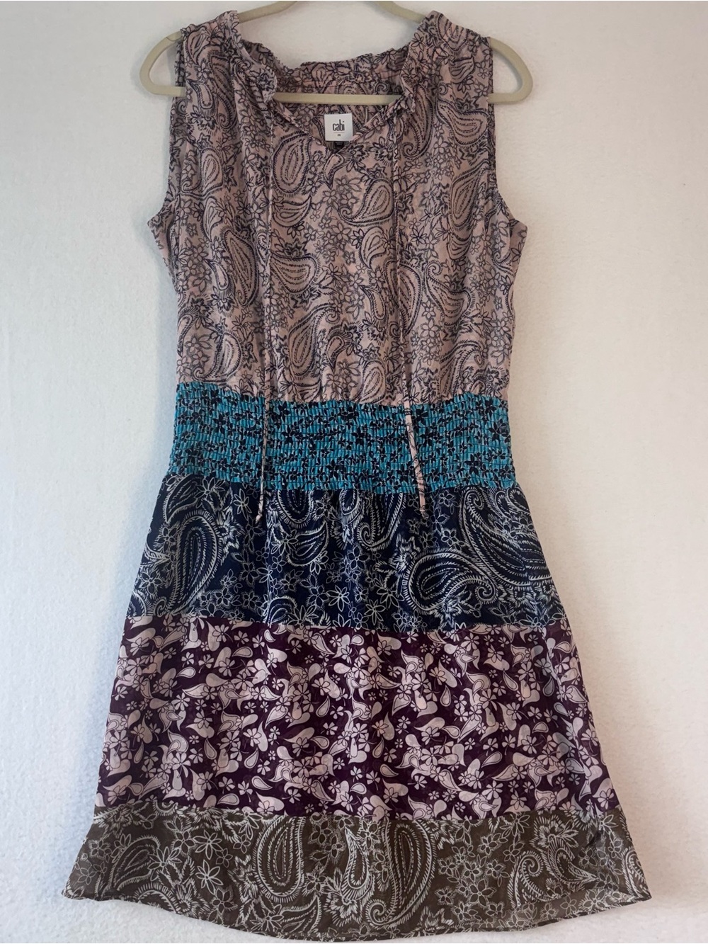 CAbi Sleeveless Mini Dress Size Medium
